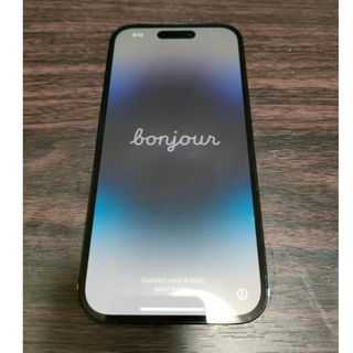 アップル(Apple)のIphone 14 pro　128GB ブラック　美品　アメリカ製(スマートフォン本体)