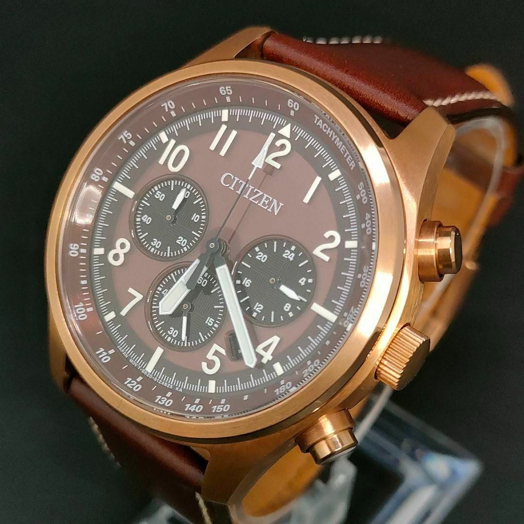 CITIZEN - 極美品 稼働品 CITIZEN シチズン ブラウン ゴールド CITIZEN - 極美品 稼働品 CITIZEN シチズン ブラウン ゴールド