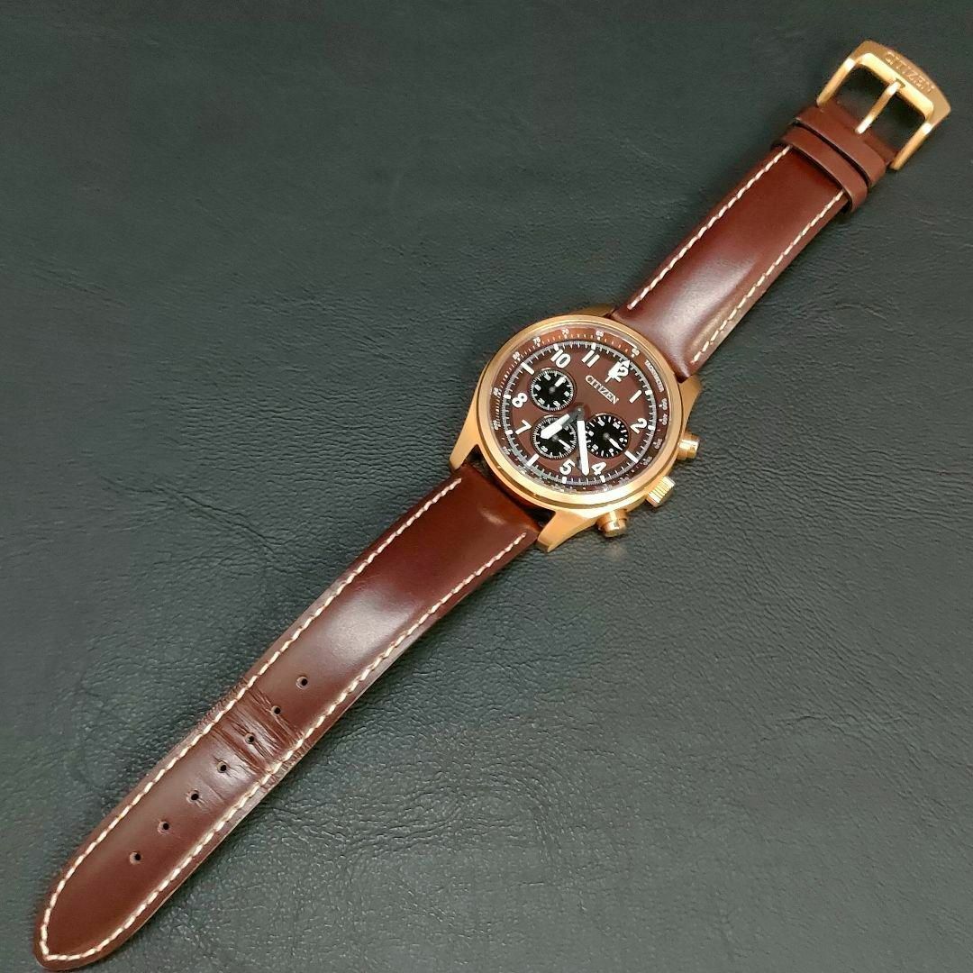 CITIZEN - 極美品 稼働品 CITIZEN シチズン ブラウン ゴールド CITIZEN - 極美品 稼働品 CITIZEN シチズン ブラウン ゴールド