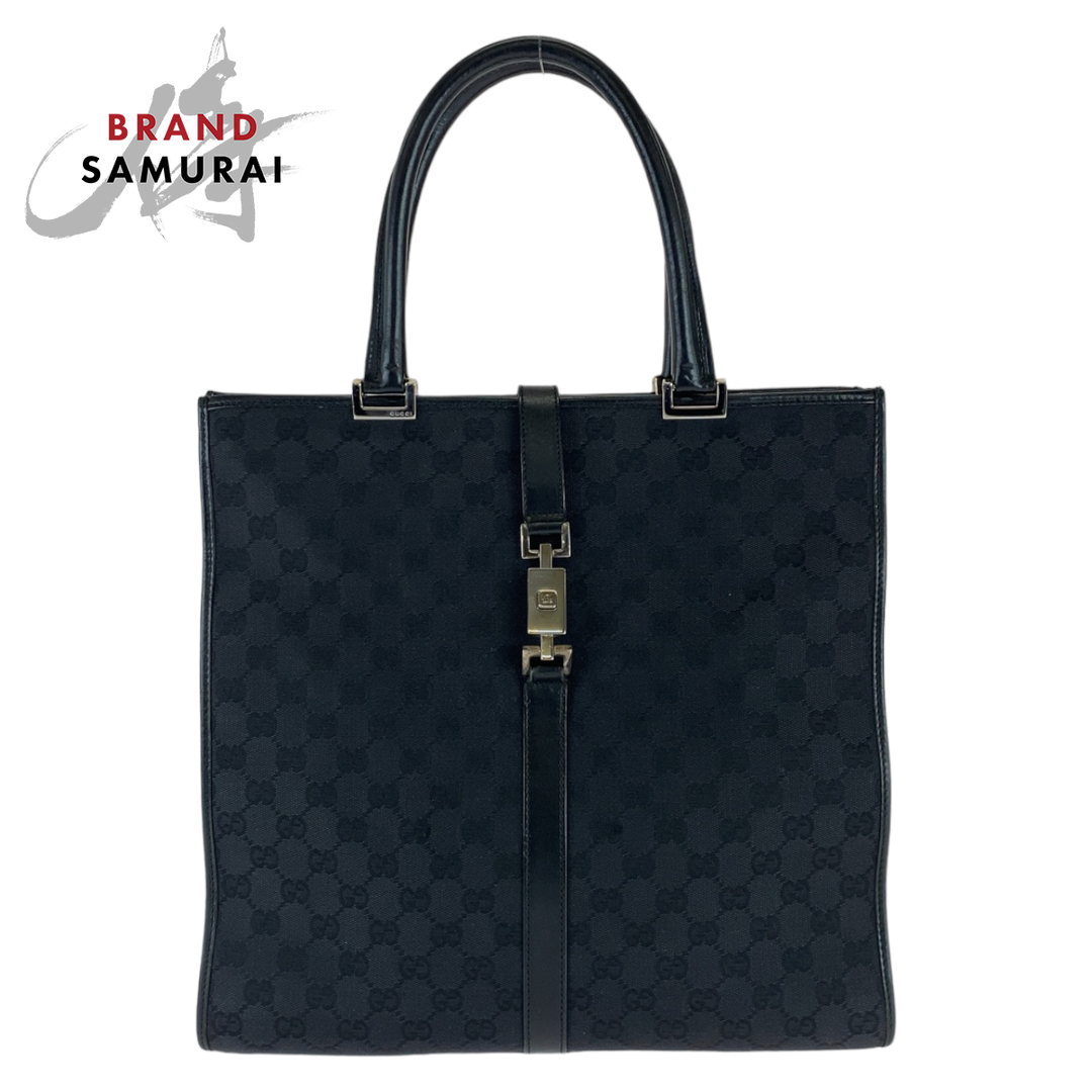 美品 GUCCI グッチ ジャッキー ブラック 黒 シルバー金具 GG 美品 GUCCI グッチ ジャッキー ブラック 黒 シルバー金具 GG