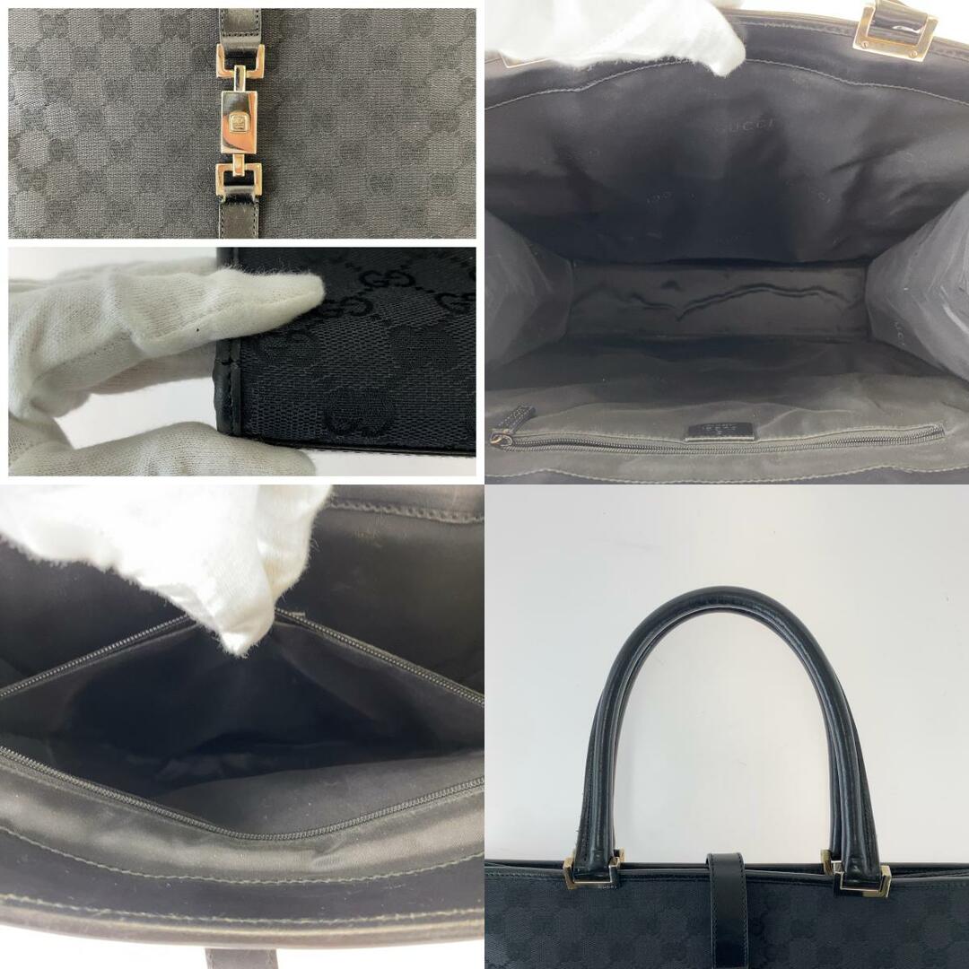 美品 GUCCI グッチ ジャッキー ブラック 黒 シルバー金具 GG 美品 GUCCI グッチ ジャッキー ブラック 黒 シルバー金具 GG