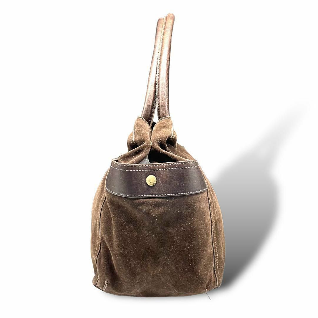 良品】FURLA フルラ トートバッグ スエード 大容量 A4収納可 0918