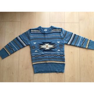 エフオーキッズ(F.O.KIDS)のFOインターナショナル 青セーター 110(ニット)
