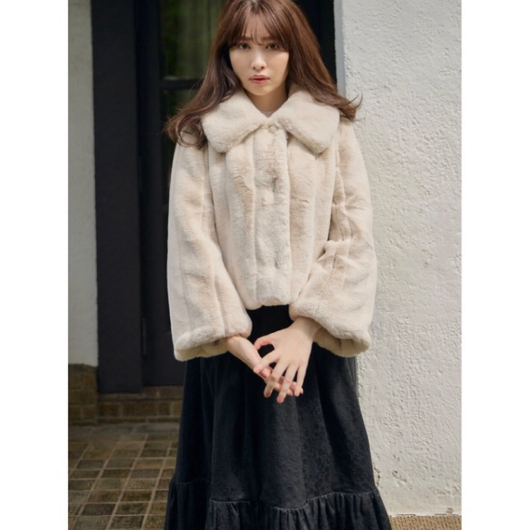 Her lip to - Herlipto Winter Love Faux Fur Coatの通販 by み Her lip to - Herlipto Winter Love Faux Fur Coatの通販 by み