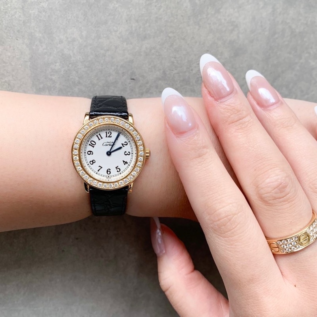 Cartier - 【仕上済/ベルト2種】カルティエ ロンド SM アラビア Cartier - 【仕上済/ベルト2種】カルティエ ロンド SM アラビア