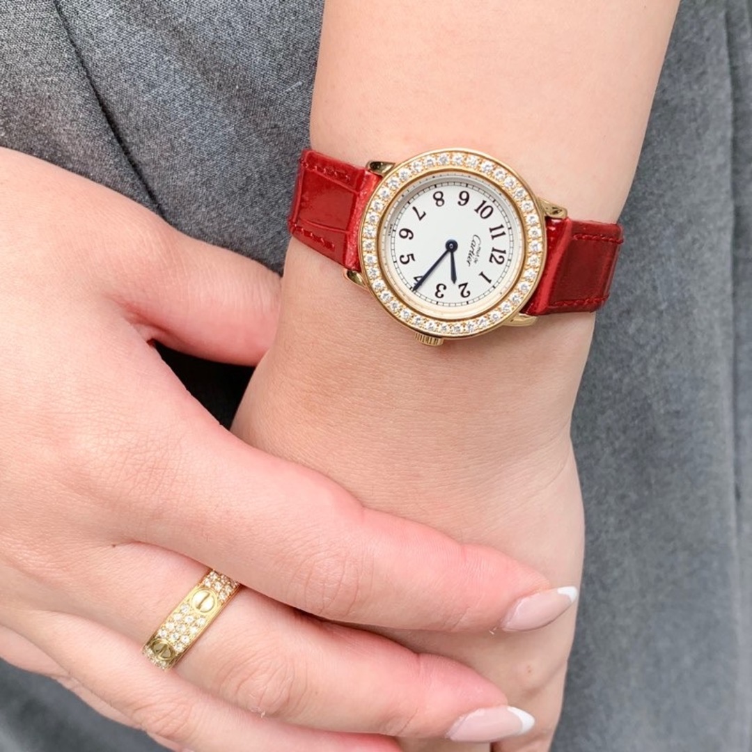 Cartier - 【仕上済/ベルト2種】カルティエ ロンド SM アラビア Cartier - 【仕上済/ベルト2種】カルティエ ロンド SM アラビア