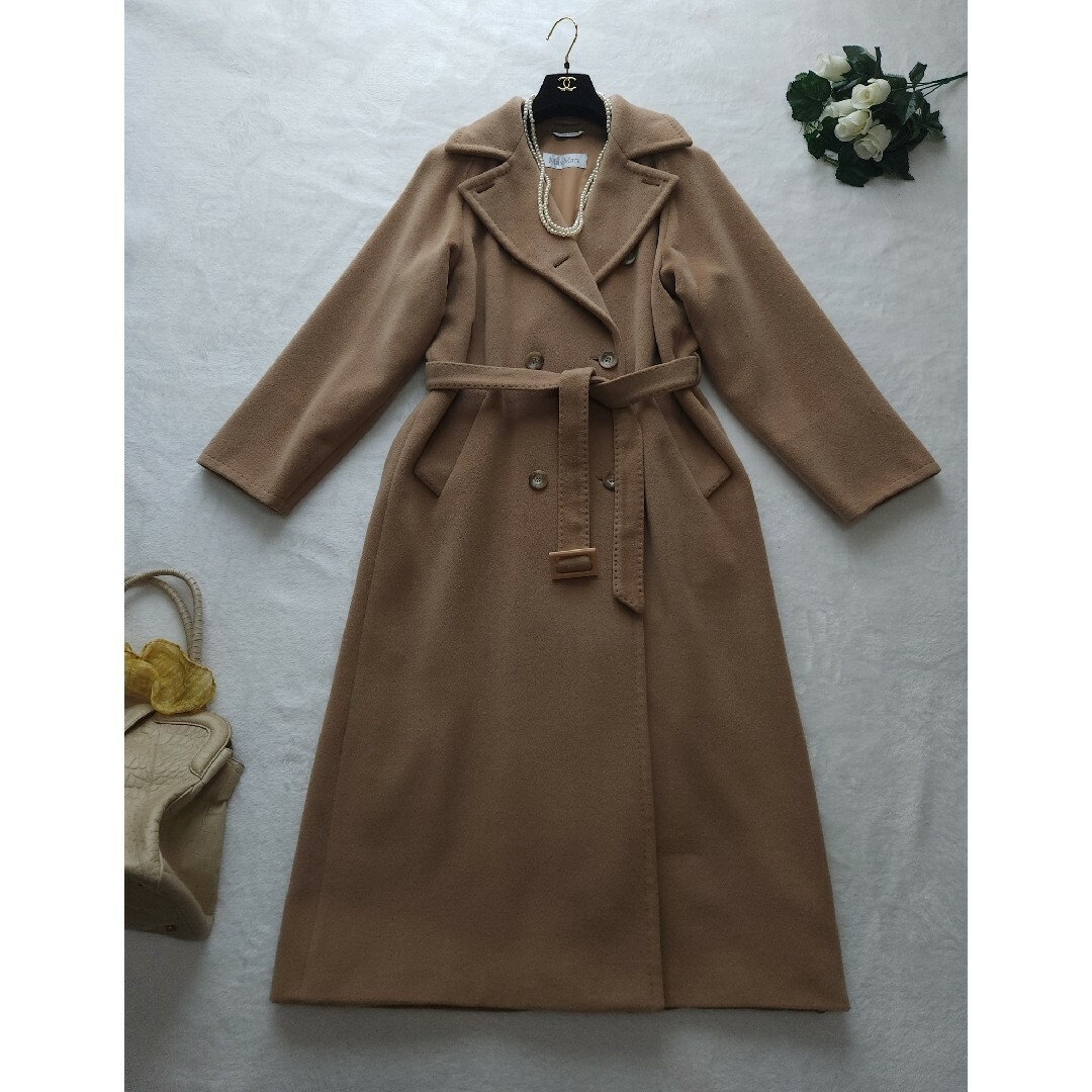 Max Mara - sold☆MaxMara 最高級ロングベルテッドコート 38万 Max Mara - sold☆MaxMara 最高級ロングベルテッドコート 38万