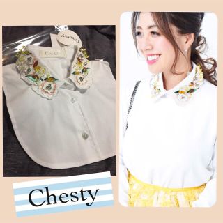 チェスティ(Chesty)のChesty チェスティ フラワー 付け襟(つけ襟)