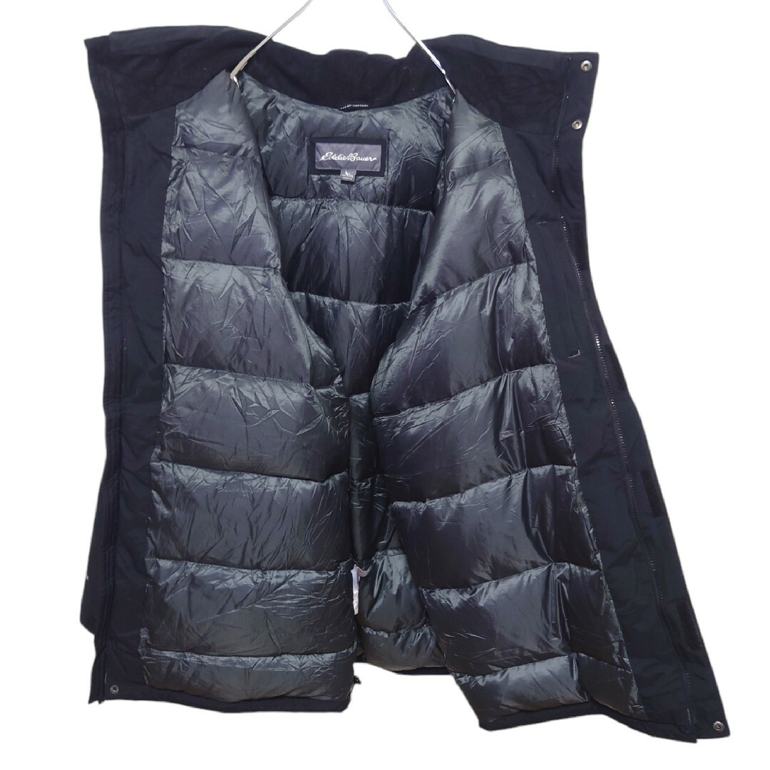 Eddie Bauer】ダウンマウンテンパーカー ブラック A-2307 Eddie Bauer】ダウンマウンテンパーカー ブラック A-2307