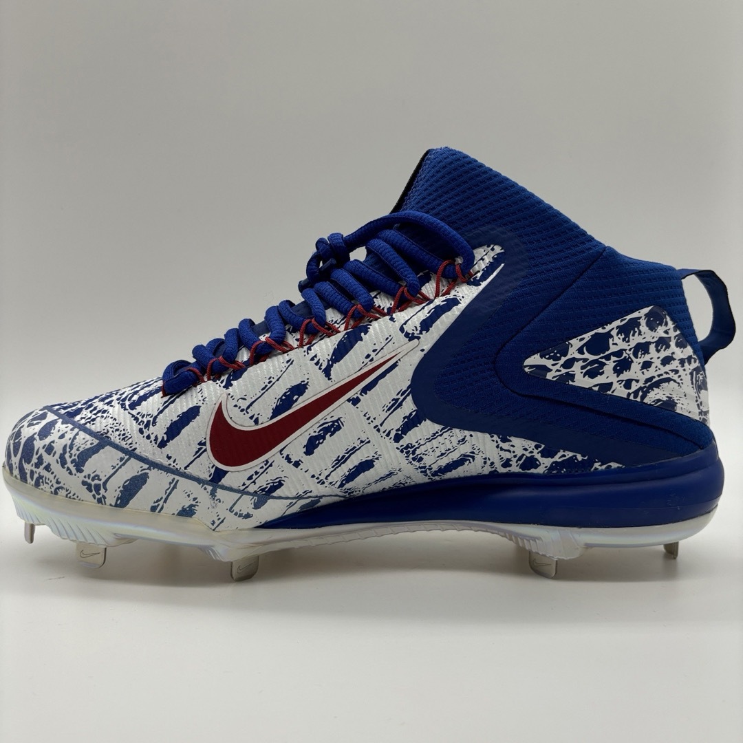 NIKE - NIKE 野球 スパイク 金具 ブルー 青 28㎝ ミドルカット NIKE - NIKE 野球 スパイク 金具 ブルー 青 28㎝ ミドルカット