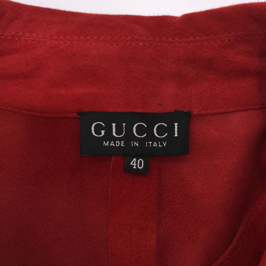 GUCCI - グッチ イタリア製 レザー スカートスーツ 上下