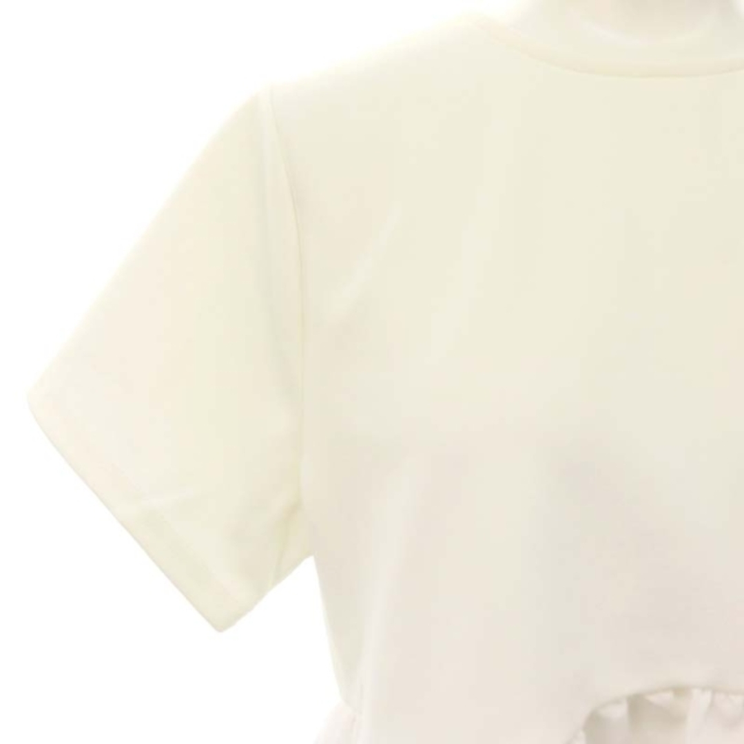 裾スカラップリボンカットソー（Tシャツ/カットソー）｜Fit more
