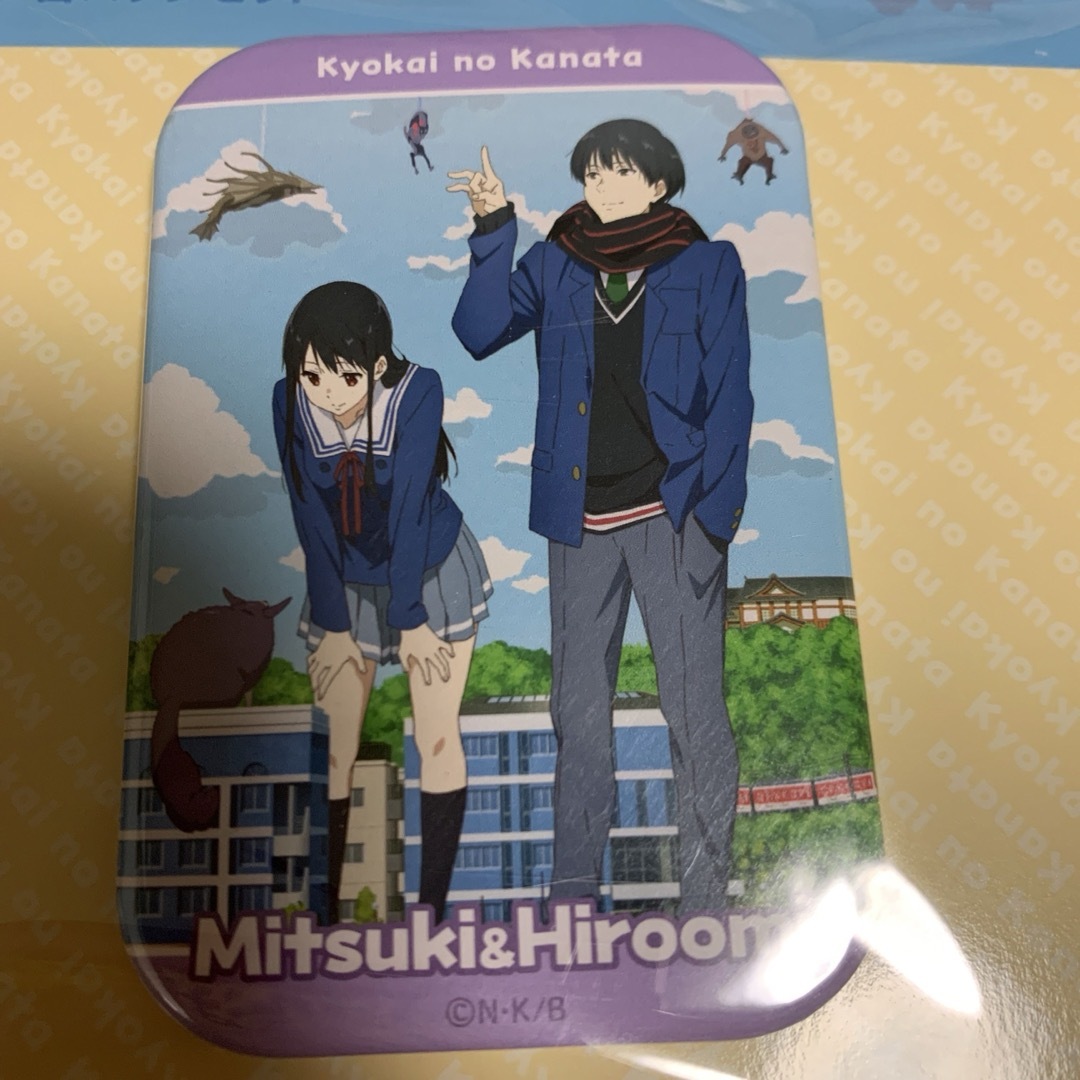 京アニ 境界の彼方 スクエア缶バッジ 名瀬美月 名瀬博臣の通販 京アニ 境界の彼方 スクエア缶バッジ 名瀬美月 名瀬博臣の通販