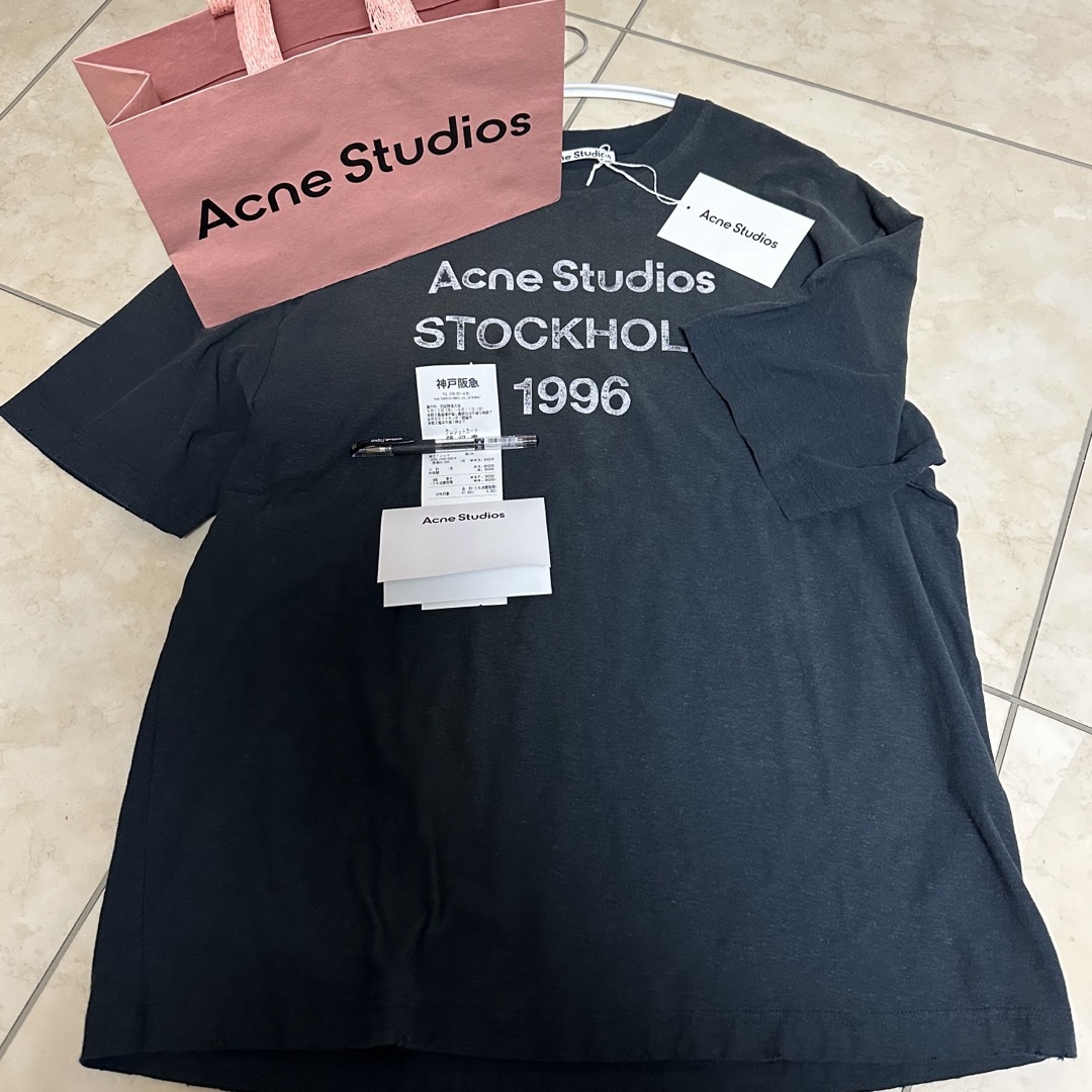 Acne Studios - 希少!大人気‼︎ ACNE STUDIOS ブラック ロゴ Acne Studios - 希少!大人気‼︎ ACNE STUDIOS ブラック ロゴ