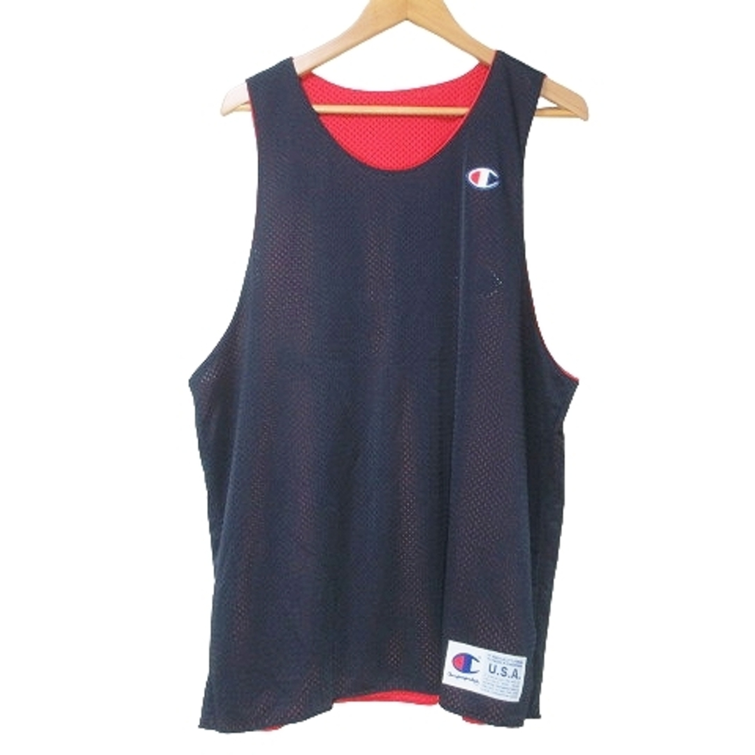 希少品】90s Champion メッシュタンクトップ M トリコタグ 古着