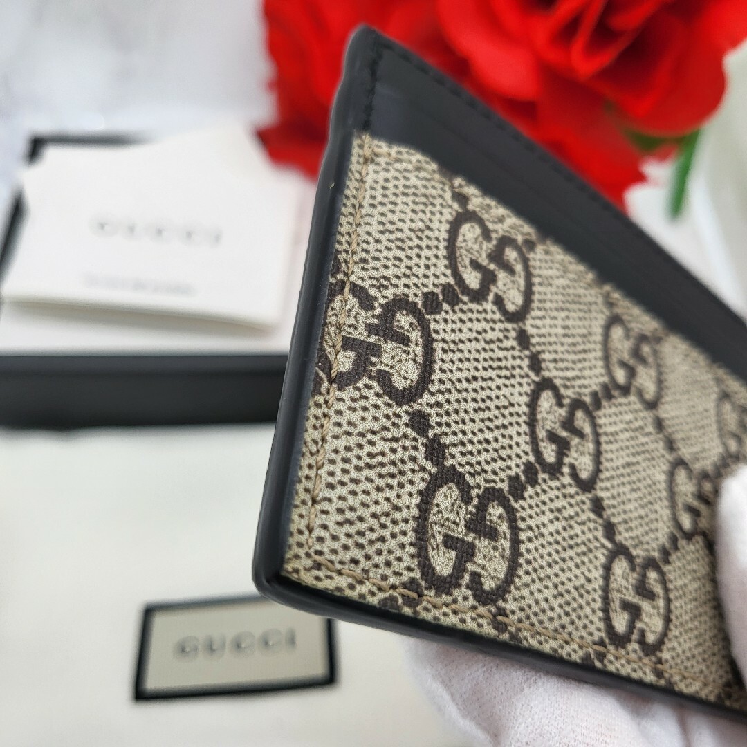 未使用に近い】 GUCCI グッチ 定期入れ カードケース スネーク 未使用に近い】 GUCCI グッチ 定期入れ カードケース スネーク