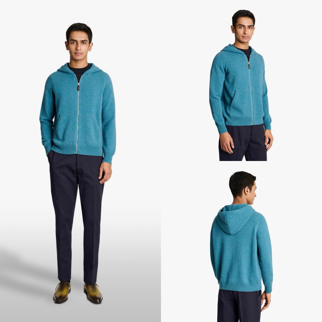 BERLUTI - 定価24,9万 ベルルッティ カシミア シルク ジップ BERLUTI - 定価24,9万 ベルルッティ カシミア シルク ジップ