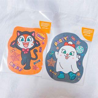 アンパンマン(アンパンマン)のアンパンマンミュージアム ステッカー ドキンちゃん コキンちゃん ハロウィン(キャラクターグッズ)