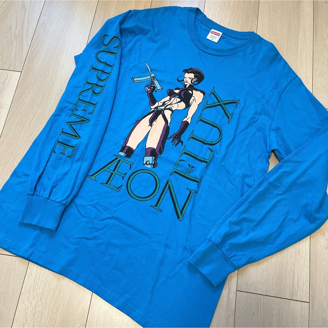 美品】シュプリーム supreme 状態良し ロンT Aeon Flux 美品】シュプリーム supreme 状態良し ロンT Aeon Flux