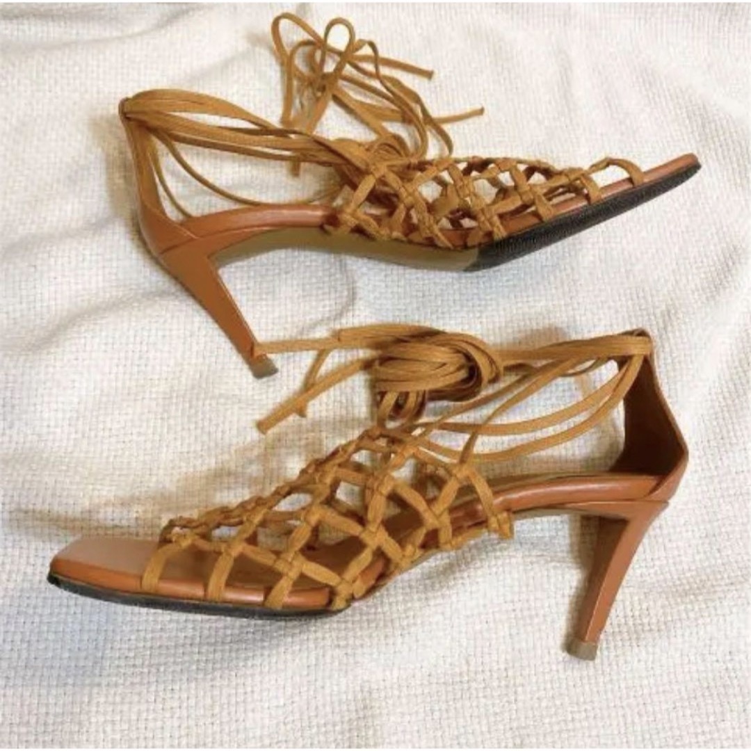 関税*送料込★STELLA MCCARTNEY★レースアップトングサンダル Stella McCartney - STELLA McCARTNEY レースアップサンダル