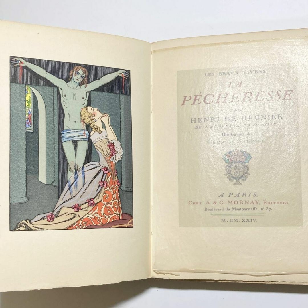 1924年 ジョルジュ・バルビエ 挿絵本 La Pcheresse『罪深き女』 1924年 ジョルジュ・バルビエ 挿絵本 La Pcheresse『罪深き女』
