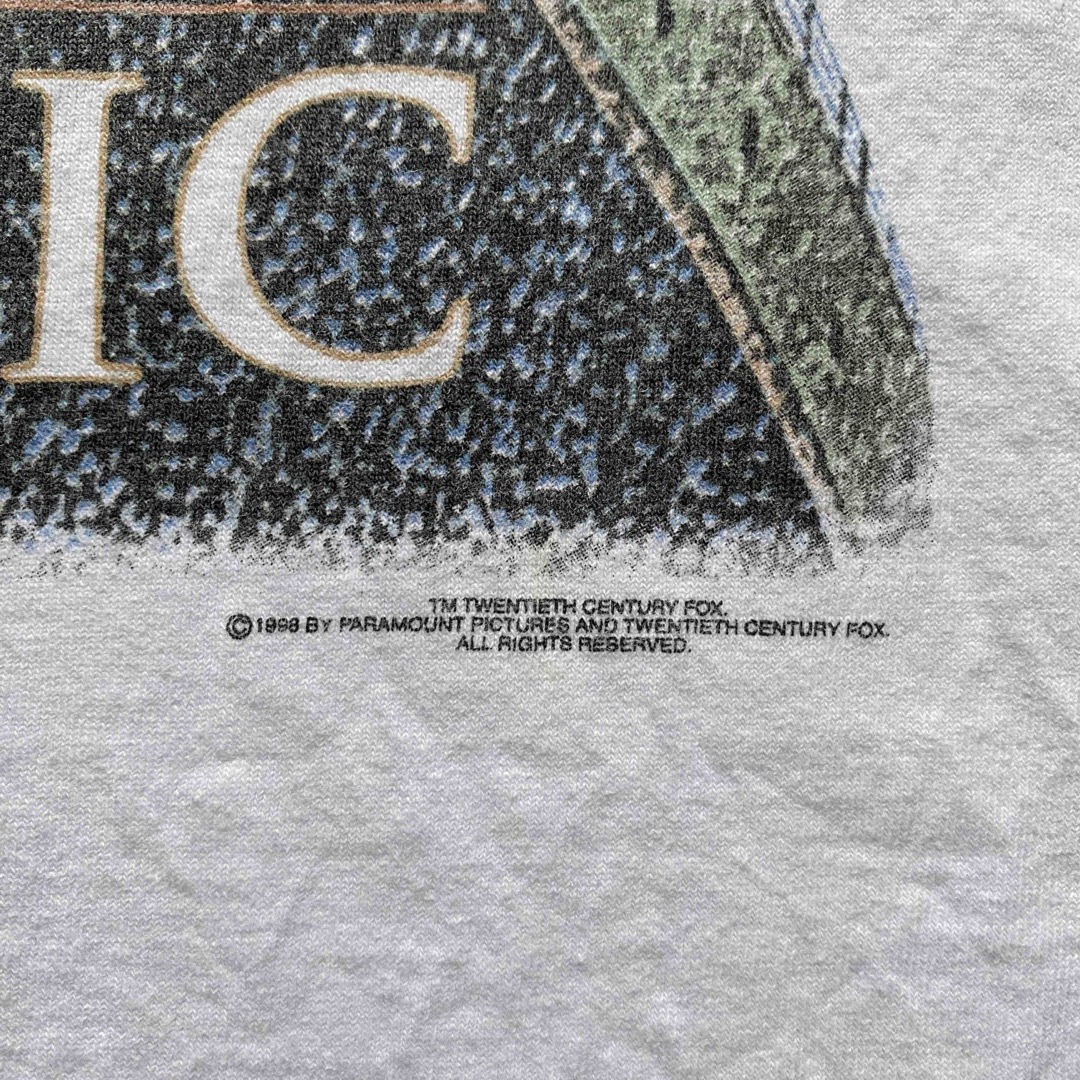 Titanic Promo Tee XL タイタニック 白 Tシャツ ムービーT Titanic Promo Tee XL タイタニック 白 Tシャツ ムービーT
