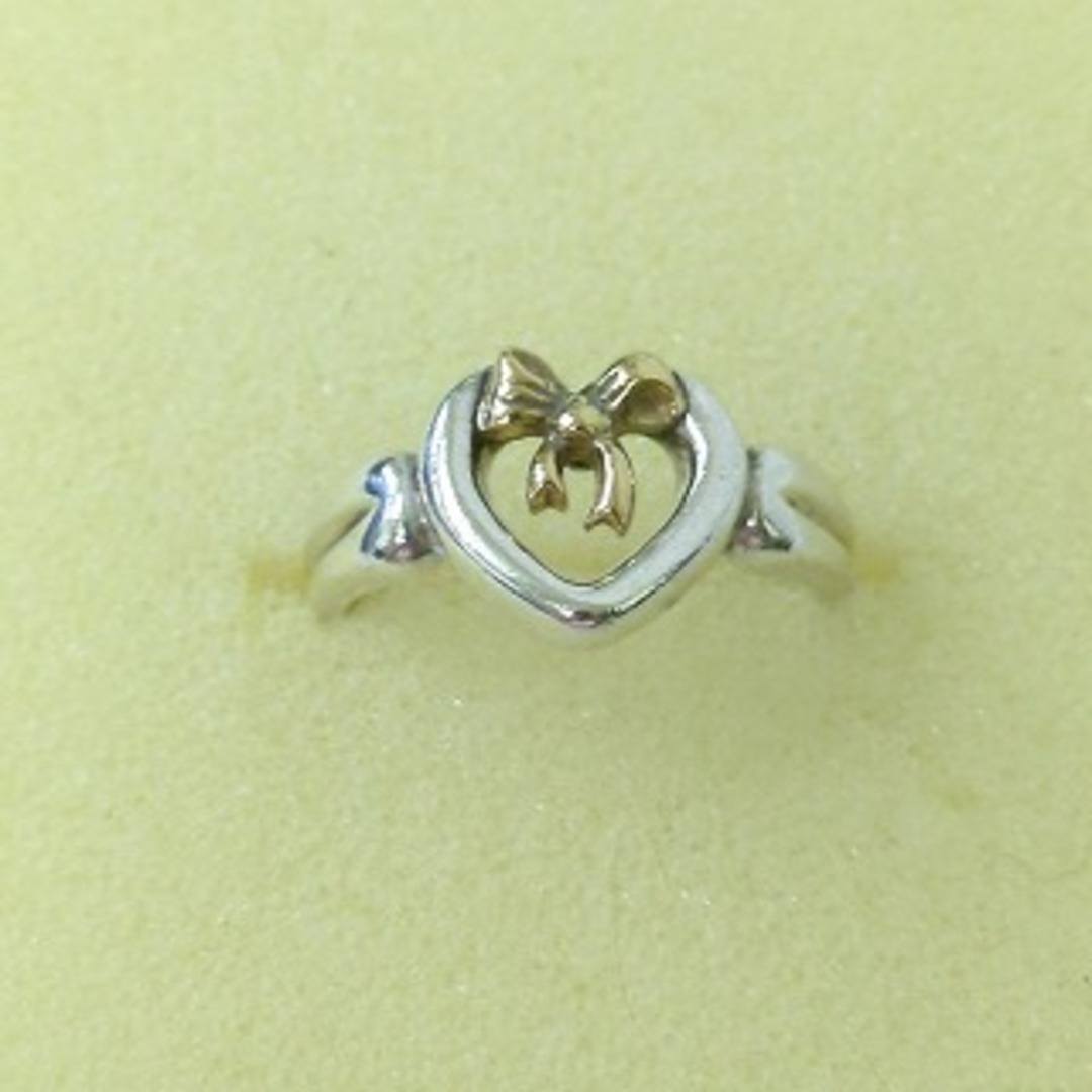 TIFFANY&CO/ゴールド750シルバー925コンビ/ハート リボン 片づき TIFFANY&CO/ゴールド750シルバー925コンビ/ハート リボン 片づき