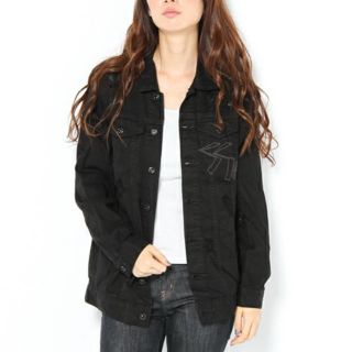 ステューシー(STUSSY)の美品STUSSY×SLY オーバーサイズジャケット(Gジャン/デニムジャケット)