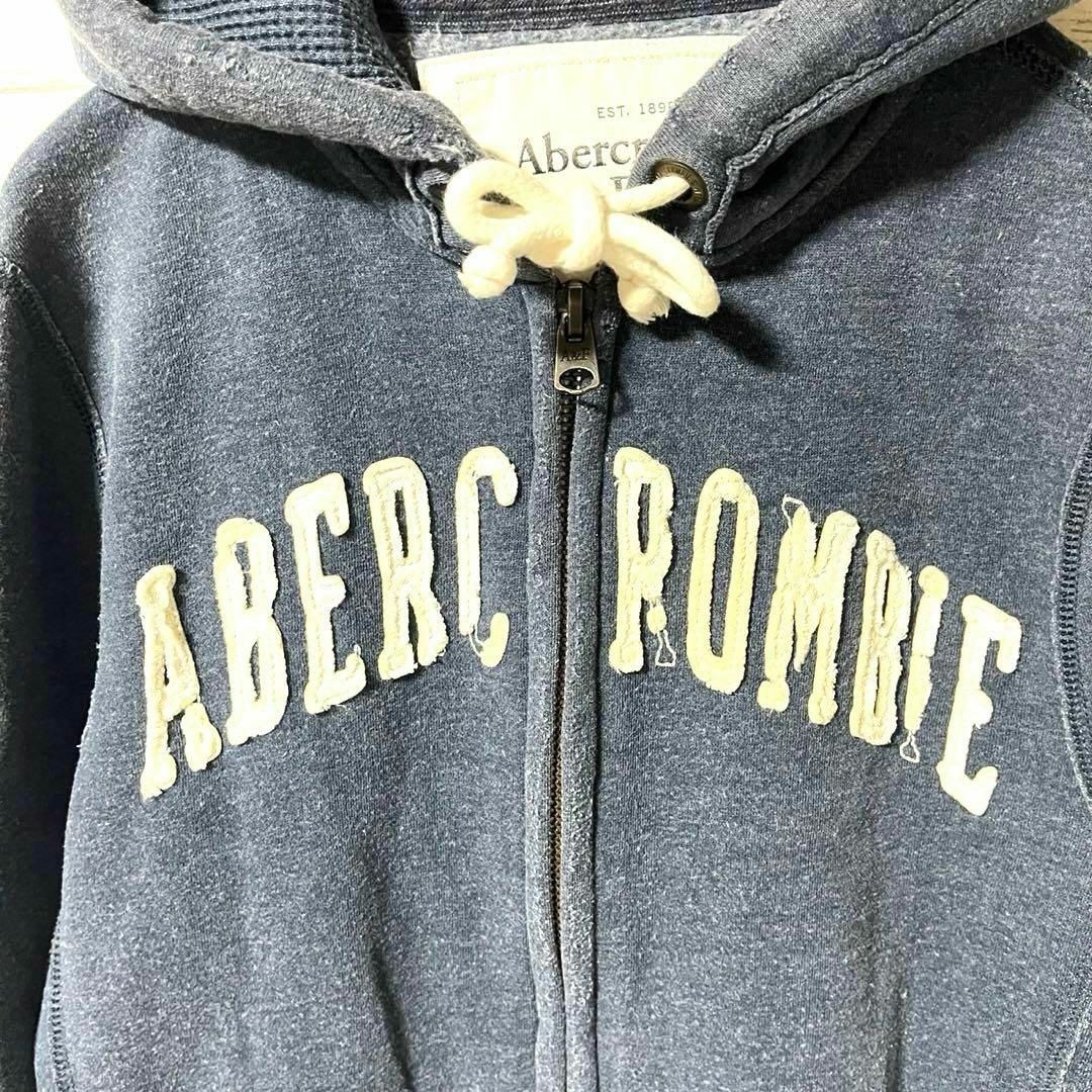 Abercrombie&Fitch - 【人気デザイン】アバクロ ジップアップ Abercrombie&Fitch - 【人気デザイン】アバクロ ジップアップ