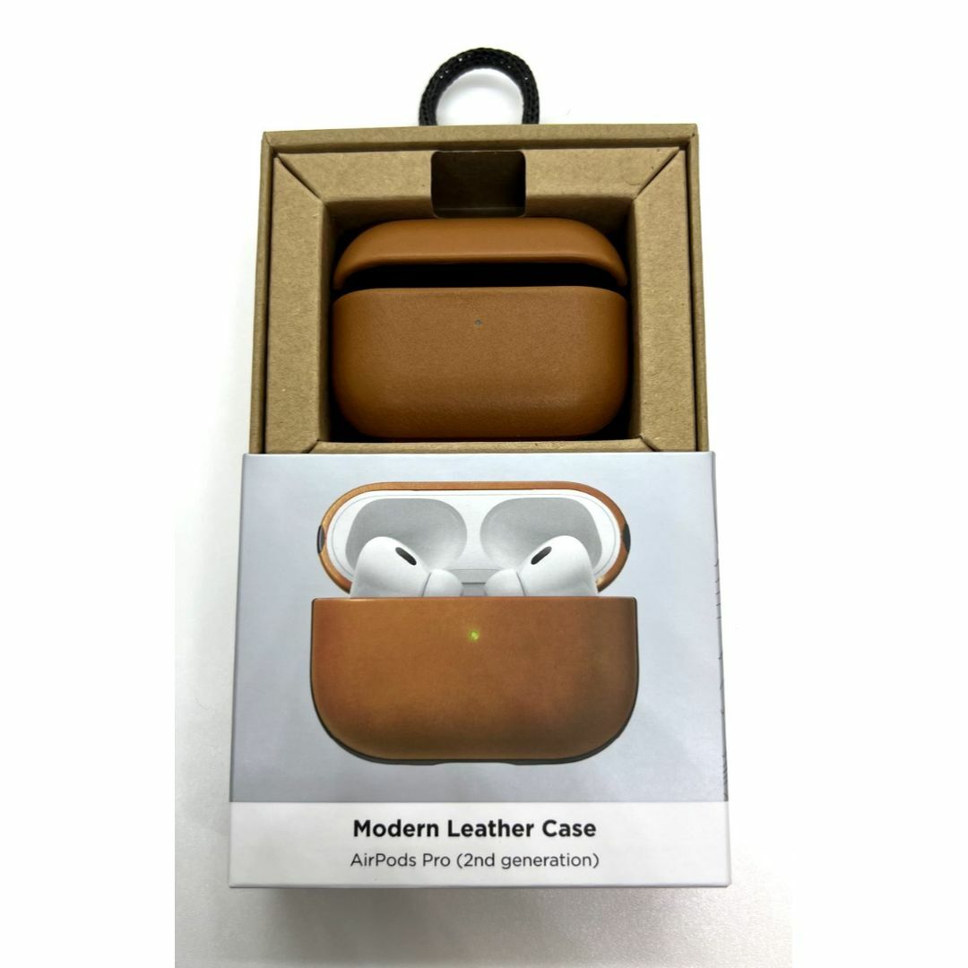 NOMAD社製 AirPods Pro 用レザーケース(English Tan) オーディオ機器 NOMAD社製 AirPods Pro 用レザーケース(English Tan) オーディオ機器
