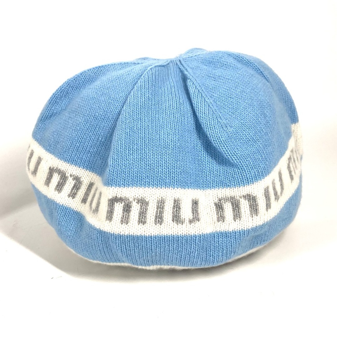 MIU MIU - ミュウミュウ MIUMIU ロゴ 5HC260 ビーニー 帽子 MIU MIU - ミュウミュウ MIUMIU ロゴ 5HC260 ビーニー 帽子