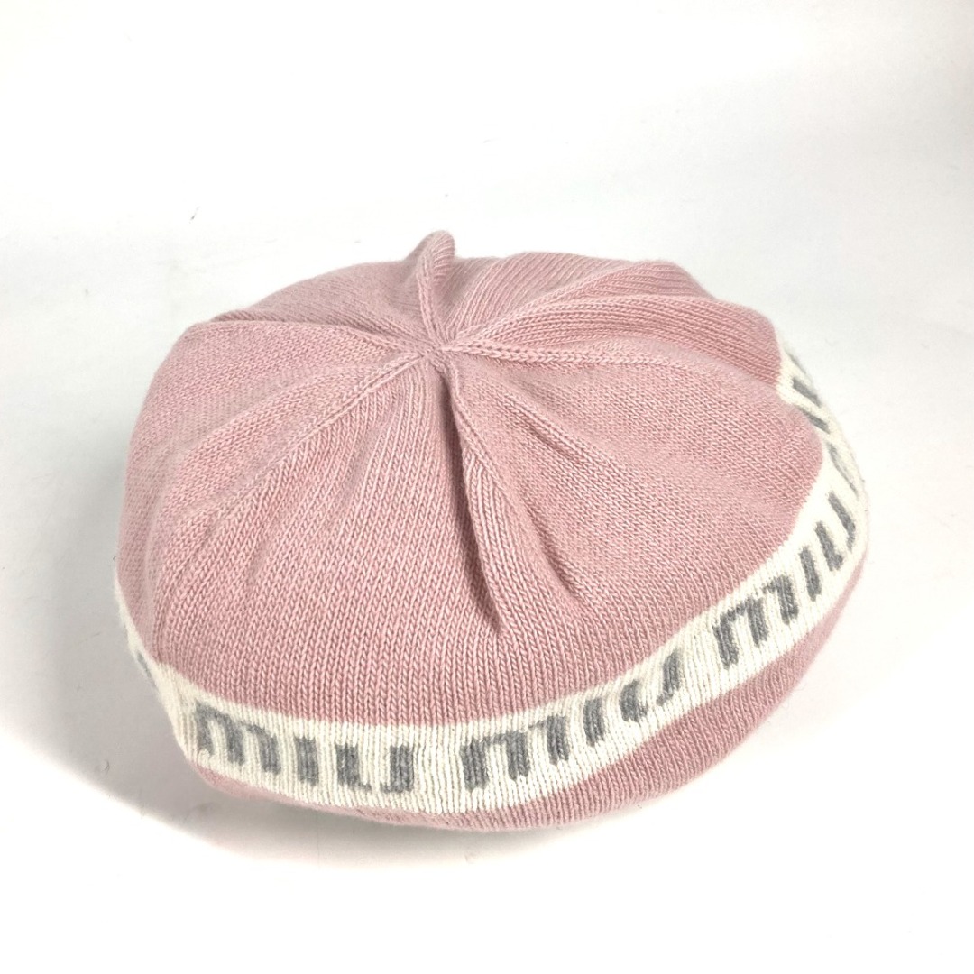 miu miu☆ミュウミュウ☆ベレー帽☆未使用 もどす miu miu☆ミュウミュウ☆ベレー帽☆未使用 もどす