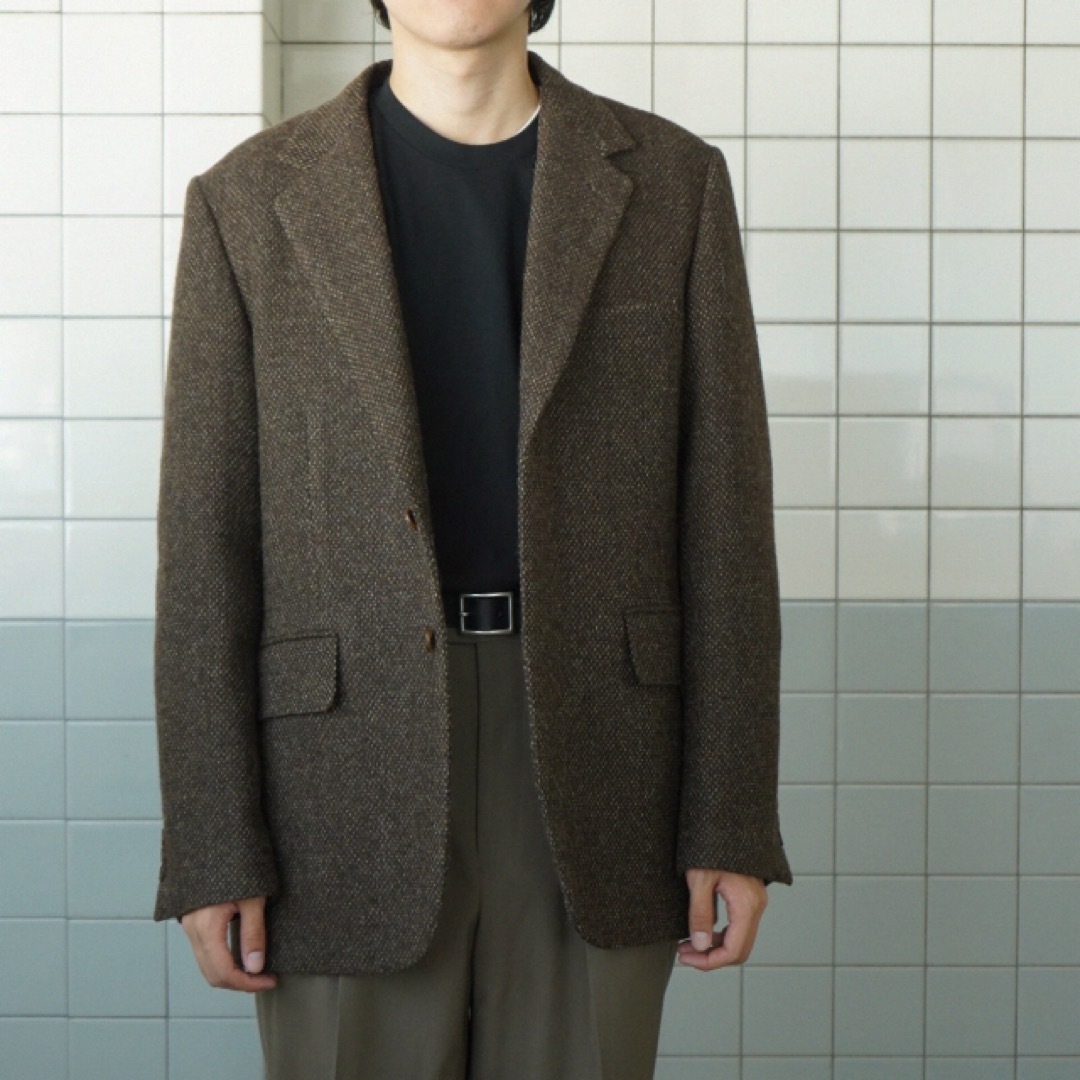 AURALEE - LAMA SHETLAND WOOL TWEED OVER JACKET 4の通販 by AURALEE - LAMA SHETLAND WOOL TWEED OVER JACKET 4の通販 by