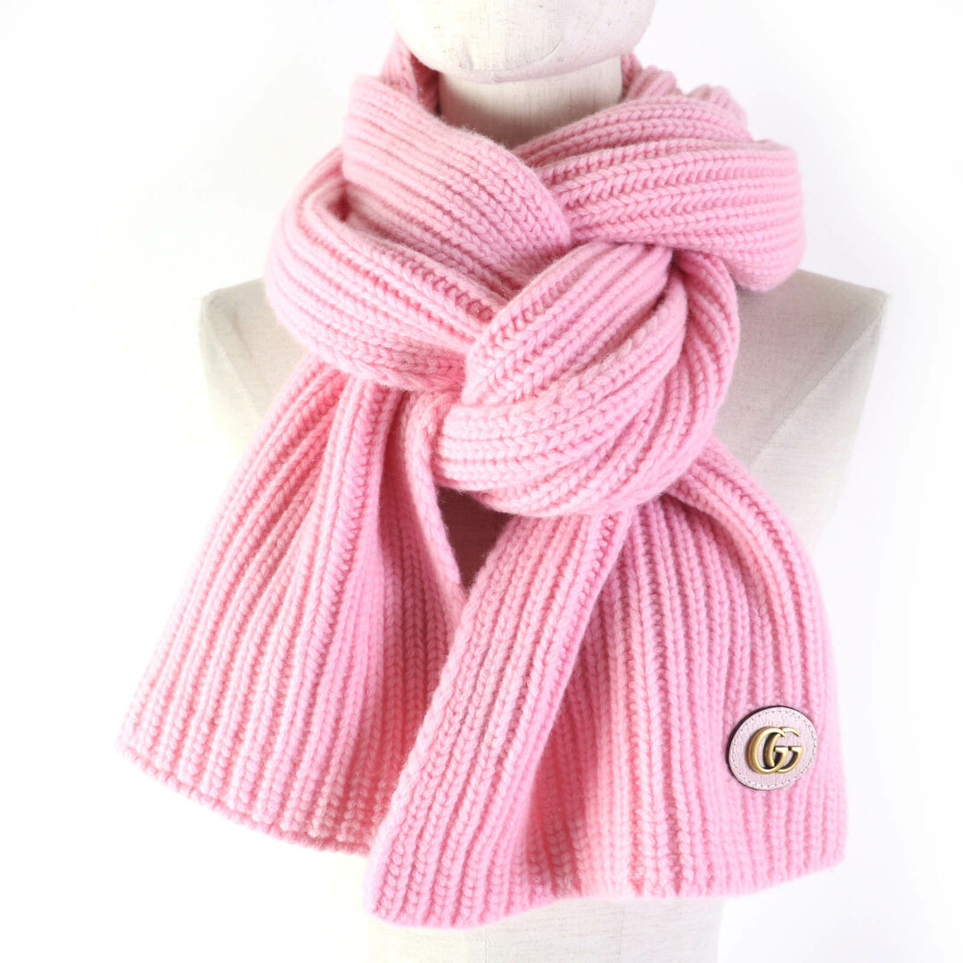 美品 GUCCI ⭐️ グッチ ショール 大判ストール ピンク 美品 GUCCI ⭐️ グッチ ショール 大判ストール ピンク