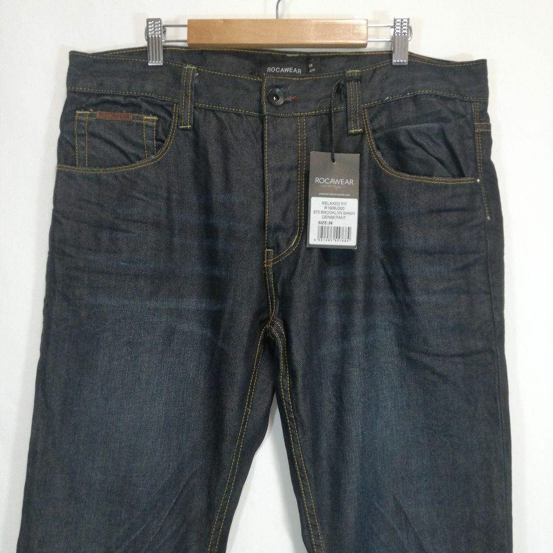 ROCAWEAR デニムパンツ ジーパン ジーンズ ロカウェア 濃紺 36 ROCAWEAR デニムパンツ ジーパン ジーンズ ロカウェア 濃紺 36