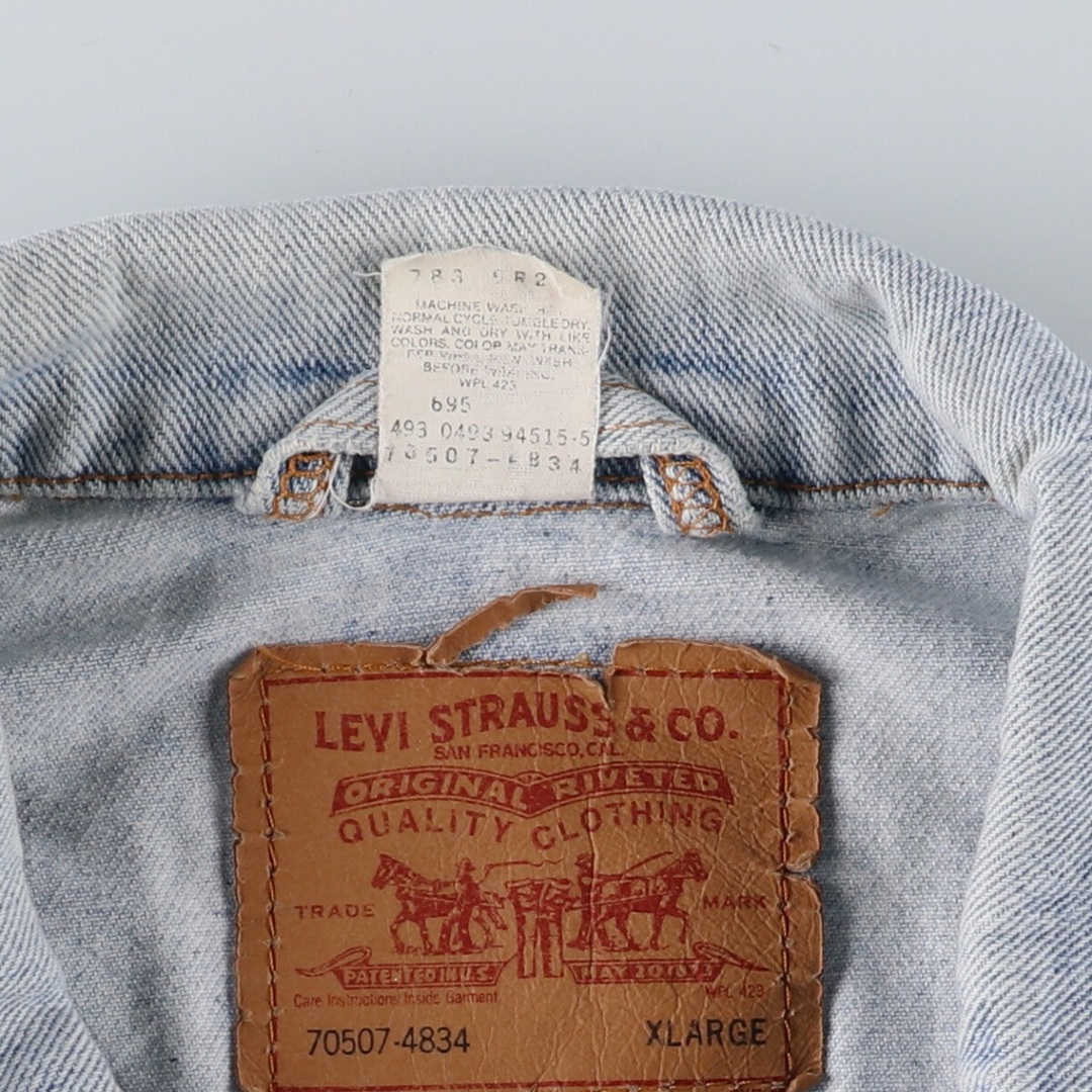 Levi's - 古着 90年代 リーバイス Levi's 70507-4834 デニム Levi's - 古着 90年代 リーバイス Levi's 70507-4834 デニム