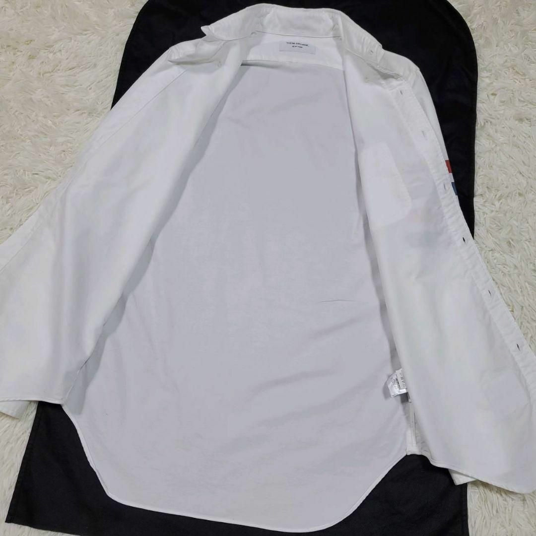THOM BROWNE - 美品 XS トムブラウン 4BAR トリコロール ボタン THOM BROWNE - 美品 XS トムブラウン 4BAR トリコロール ボタン