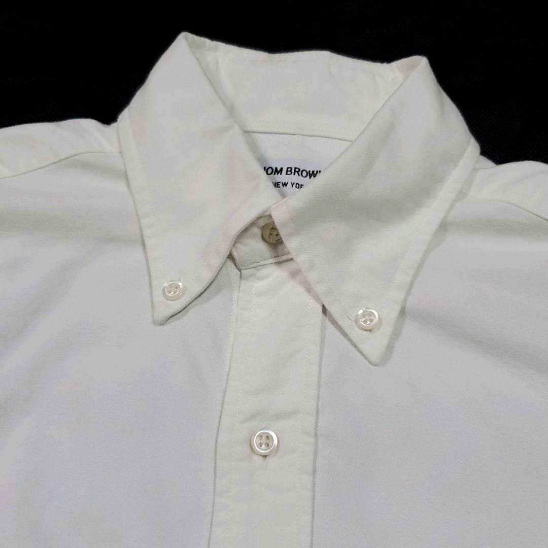 THOM BROWNE - 美品 XS トムブラウン 4BAR トリコロール ボタン THOM BROWNE - 美品 XS トムブラウン 4BAR トリコロール ボタン