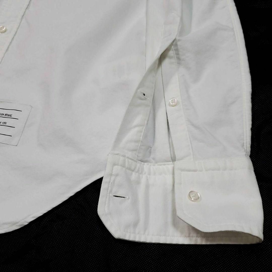 THOM BROWNE - 美品 XS トムブラウン 4BAR トリコロール ボタン THOM BROWNE - 美品 XS トムブラウン 4BAR トリコロール ボタン