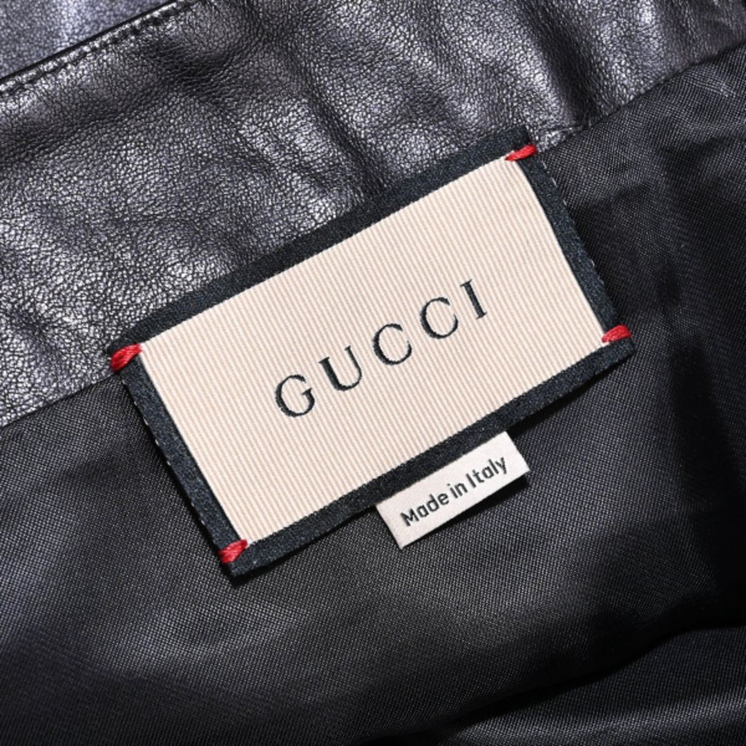 GUCCI - 本物 新品同 グッチ 極希少 ミケーレ シャイニーレザー GUCCI - 本物 新品同 グッチ 極希少 ミケーレ シャイニーレザー