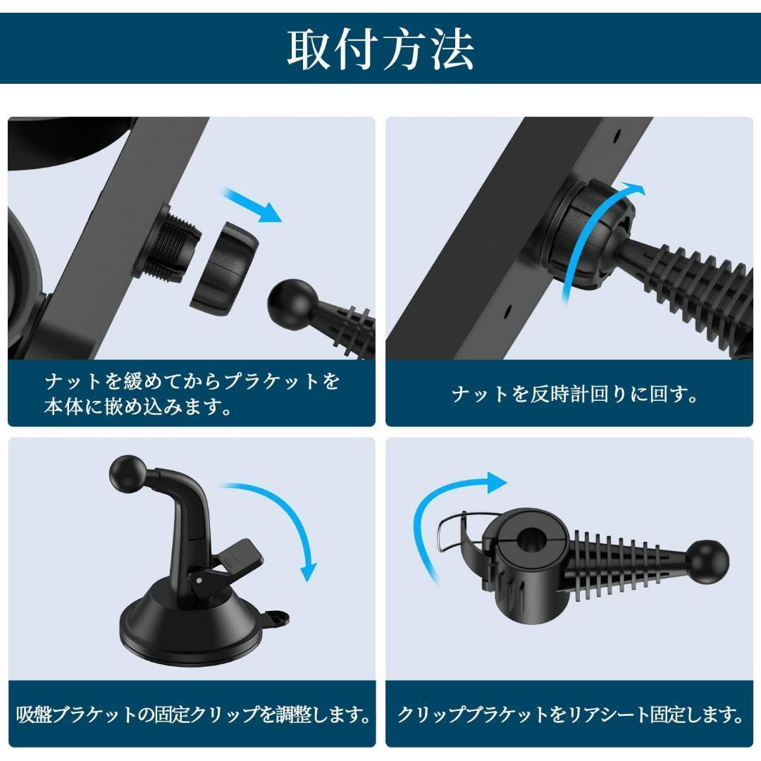 車載扇風機 　車用扇風機　ファン　低騒音　熱中症対策　角度調整　シガーソケット スマホ/家電/カメラの冷暖房/空調(扇風機)の商品写真