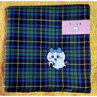 チイカワ(ちいかわ)のちいかわ　メンズハンカチ　チェックgrおにぎり(ハンカチ/ポケットチーフ)