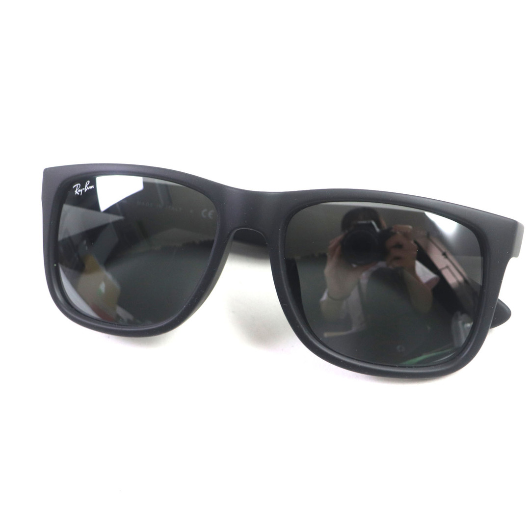 Ray-Ban サングラス ジャスティン ブラック マットブラック Ray-Ban サングラス ジャスティン ブラック マットブラック