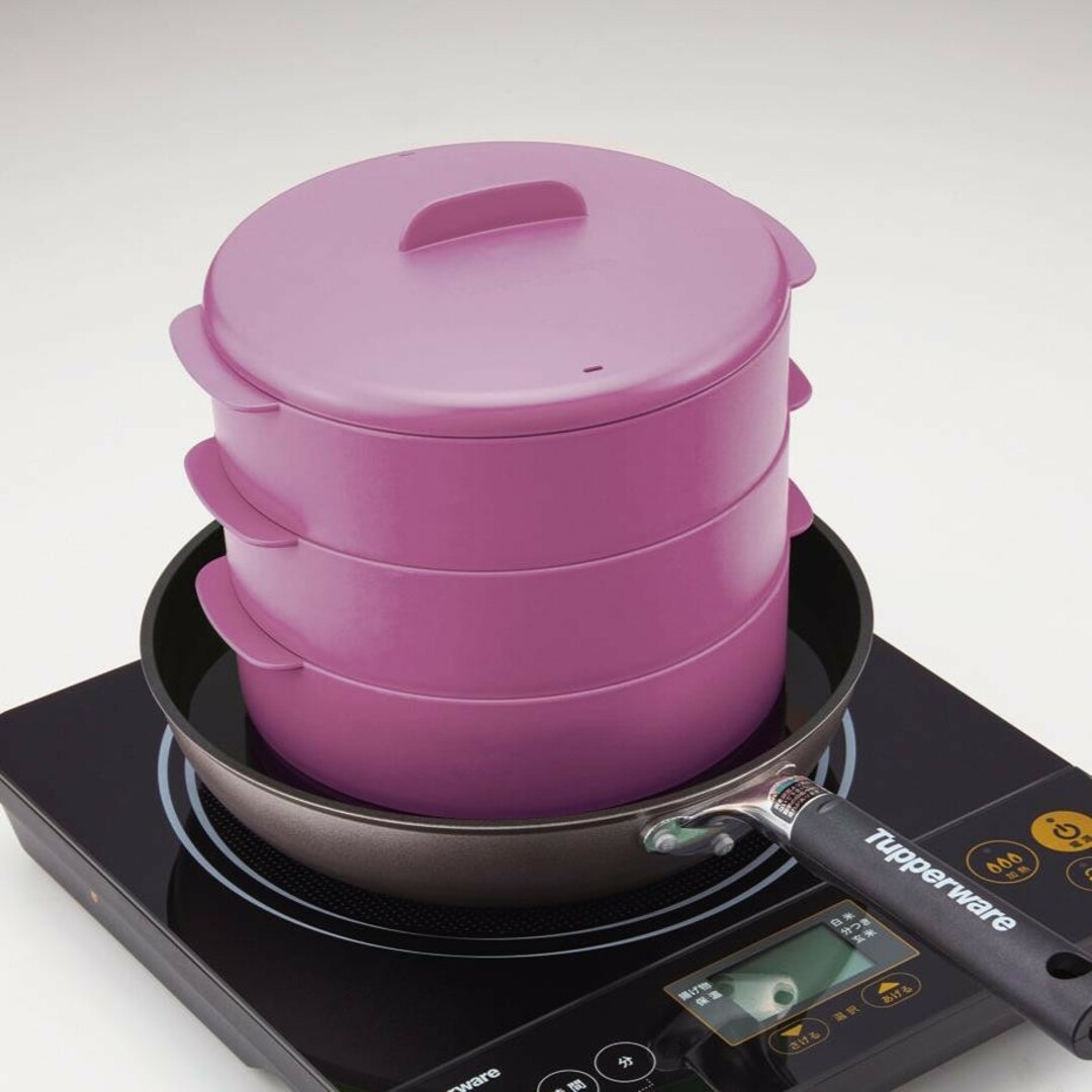 タッパーウェア スチームイット 蒸し器 早かれ