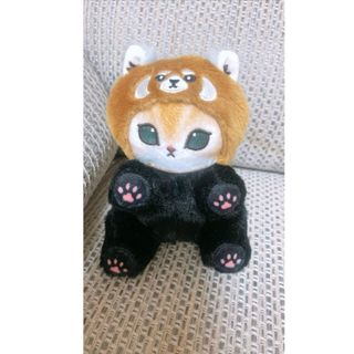 新品　モフサンド　猫　レッサーパンダ　キーホルダー(ぬいぐるみ/人形)