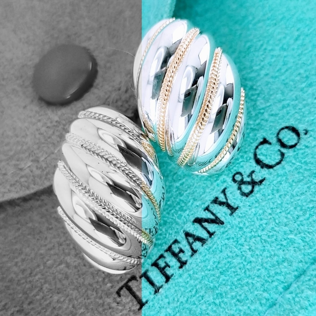 Tiffany & Co. - 【ティファニー】シェル ツイストロープ コンビ Tiffany & Co. - 【ティファニー】シェル ツイストロープ コンビ