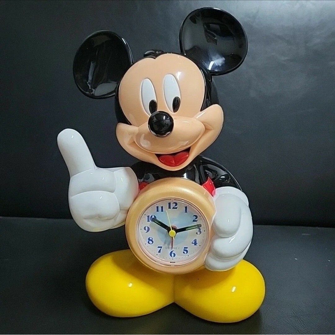 ディズニータイム ミッキーマウスおしゃべり目覚まし置時計 used ディズニータイム ミッキーマウスおしゃべり目覚まし置時計 used