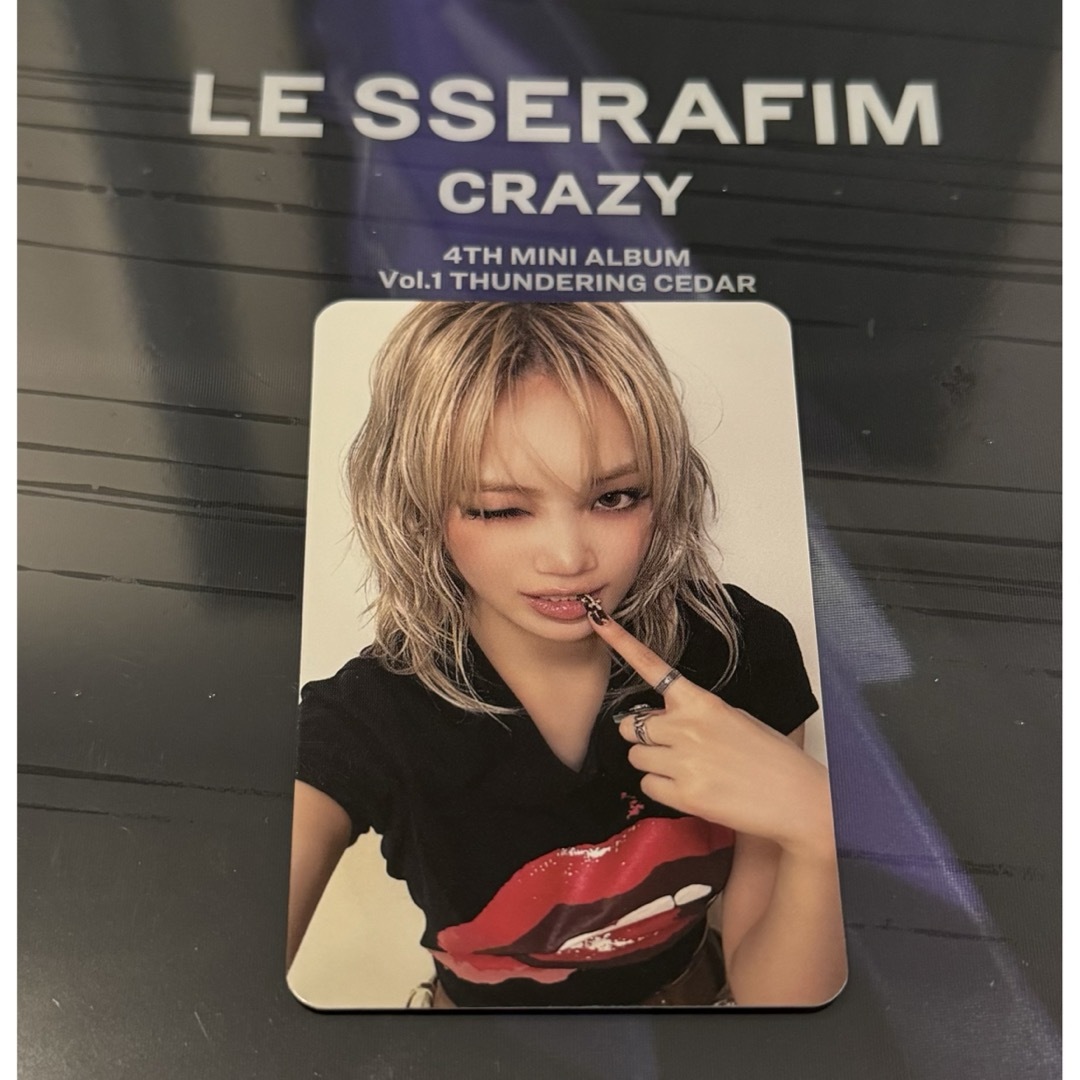 LE SSERAFIM - チェウォン CRAZY compact トレカ コンパクトの LE SSERAFIM - チェウォン CRAZY compact トレカ コンパクトの