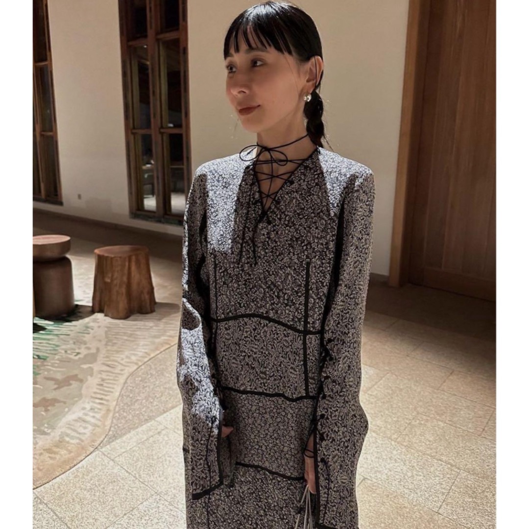 Ameri VINTAGE - Ameri VINTAGE vintage jacquard dressの通販 Ameri VINTAGE - Ameri VINTAGE vintage jacquard dressの通販
