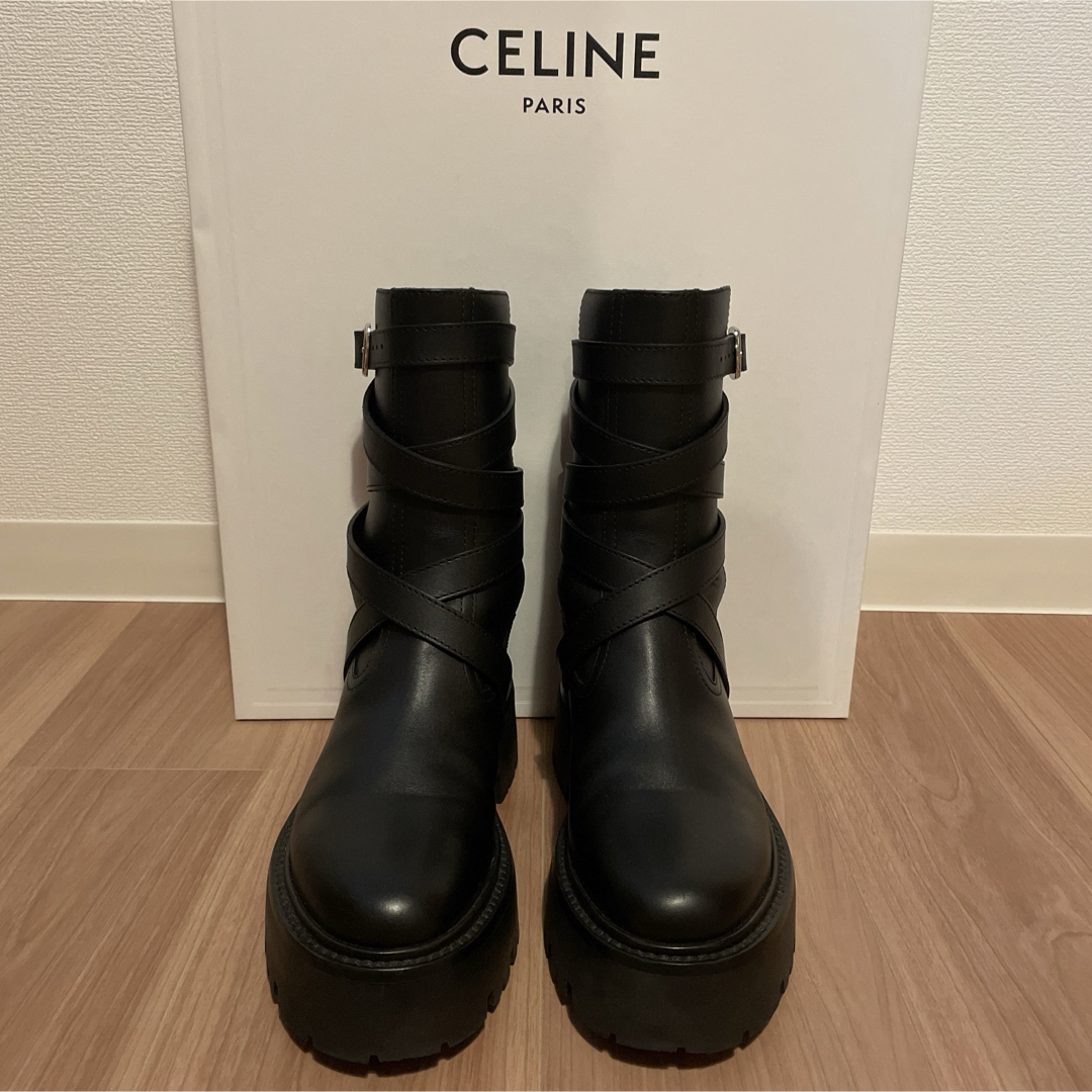 CELINE - 【美品】セリーヌバルキーミドルブーツ 36の通販 by CELINE - 【美品】セリーヌバルキーミドルブーツ 36の通販 by